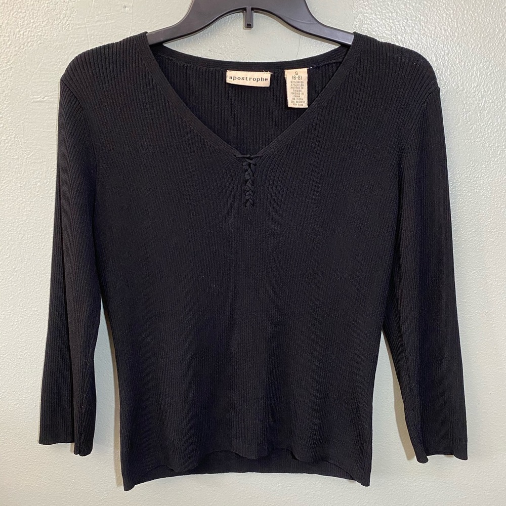 Vintage Lace Up Top